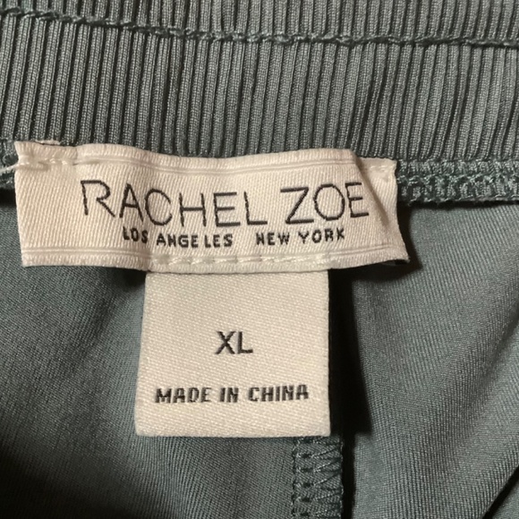Rachael Zoe XL ladies jog ankle or shorter pants with pockets, olive - Picture 4 of 9